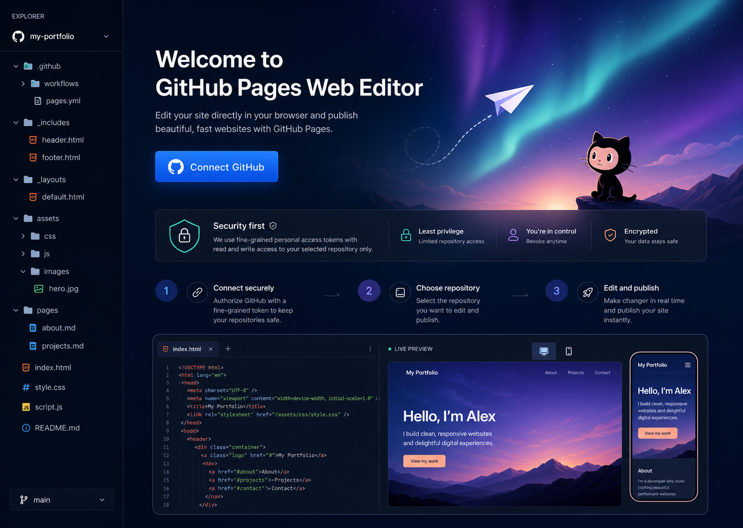 Buildy GitHub Pages workspace